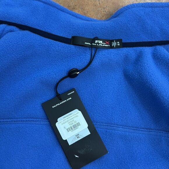 NWT RLX Ralph Lauren Fleece Mockneck Polar Full Zip Jacket size XL - Picture 10 of 15